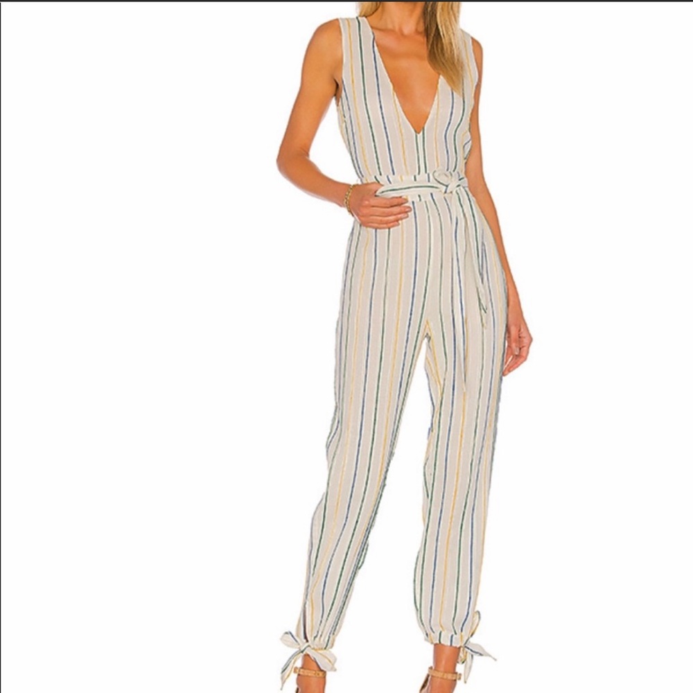 TULAROSA Reese Jumpsuit in Ellis Stripes